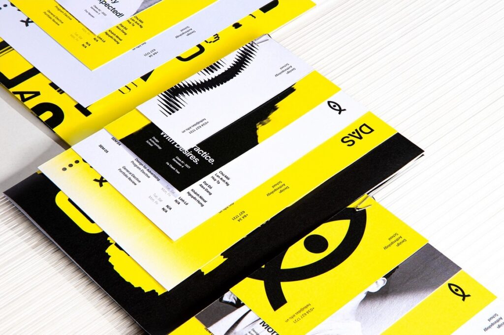 letáky, vizitky, pohlednice - minimalistický design, originální typografie