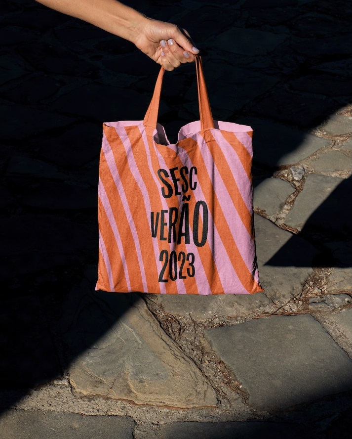reklamní vychytávka - bavlněná taška s minimalistickým brandingem