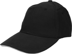 6panelová bavlněná baseballová čepice, 260 g/m²