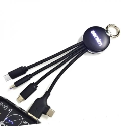 Kabel 4v1 s podsvíceným logem, RXD-368