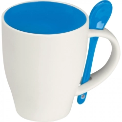 Keramický hrnek s lžičkou 250 ml