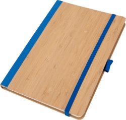 Linkovaný zápisník A5 z recyklovaného polyesteru