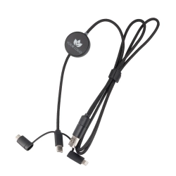 Nabíjecí kabel 4v1 s podsvíceným logem - LH-ZM02