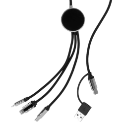 Nabíjecí kabel 4v1 s podsvíceným logem, délka 120 cm