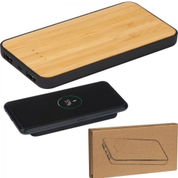 Powerbanka 8000 mAh s bezdrátovou nabíječkou