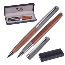 Psací sada kuličkové pero a rollerball Mark Twain