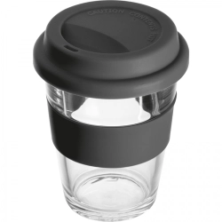 Skleněný hrnek s víčkem 300 ml