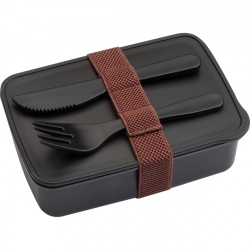 Svačinový box s příbory 600ml