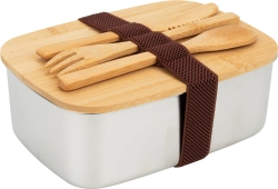 Svačinový box s příbory 950 ml