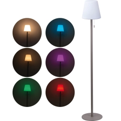 Vysoká lampa měnící barvu