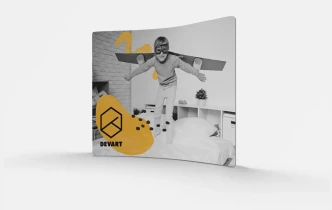 Prezentační stěny - oblé