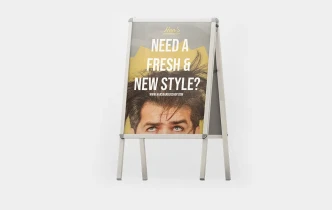 Hliníkové reklamní áčko s potiskem