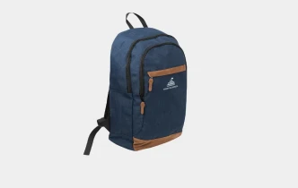 Univerzální batoh 15" tmavomodrý s hnědými prvky