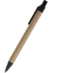 Kuličkové pero z recyklovaného papíru s barevným klipem