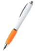 Plastové kuličkové pero s bílým tělem