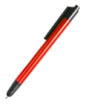 Kovové kuličkové pero v kovové barvě se stylusem