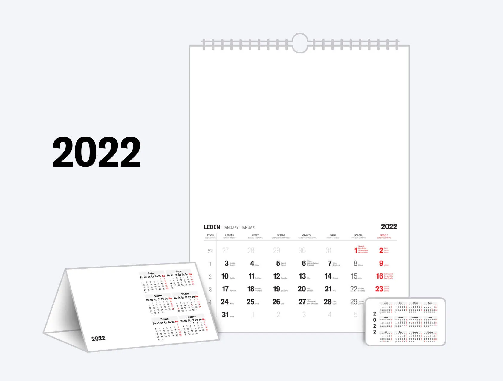 Kalendária 2022 ke stažení