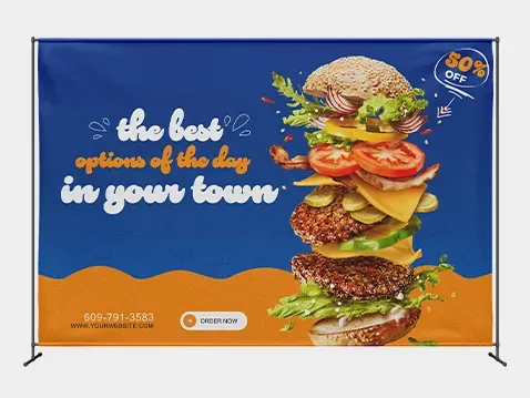 Jednostranný banner s tunýlky
