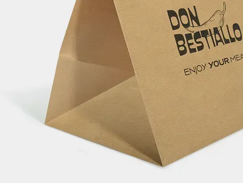 Papírová taška na menubox - bez uch