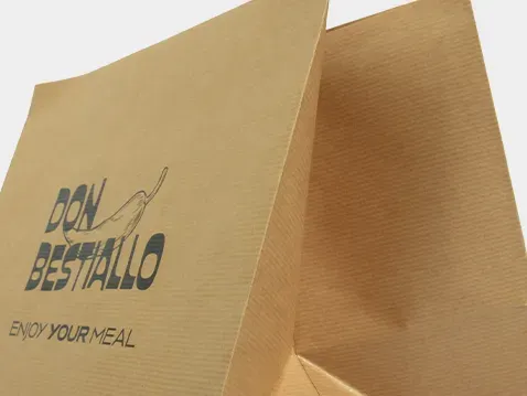 Papírová taška na menubox - bez uch