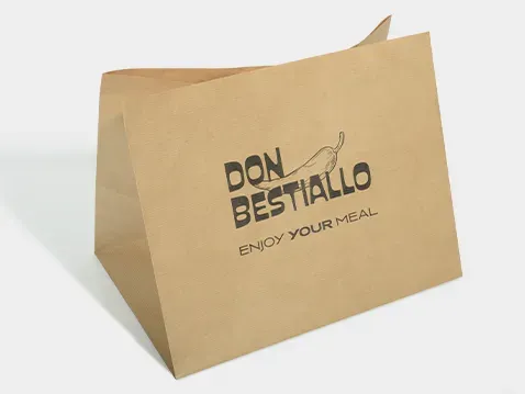 Papírová taška na menubox - bez uch