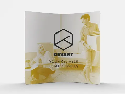 Prezentační stěny - oblé