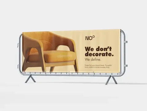 Textilní banner Blockout Blackback