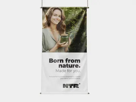 Textilní polyesterový banner