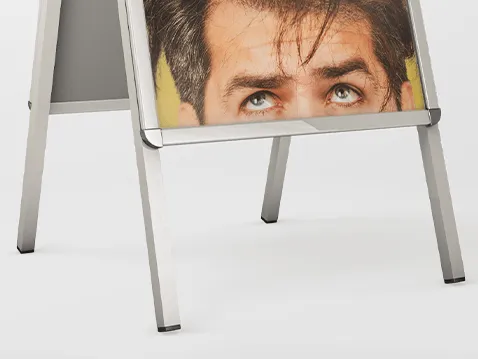 Hliníkové reklamní áčko s potiskem