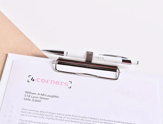 Kovové kuličkové pero se stříbrnými doplňky online tisk 2