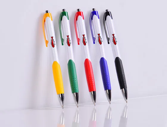 Plastové kuličkové pero s barevnými prvky online tisk 2