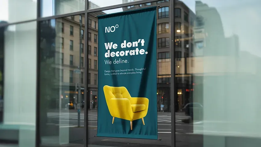 Textilní banner Blockout Blackback