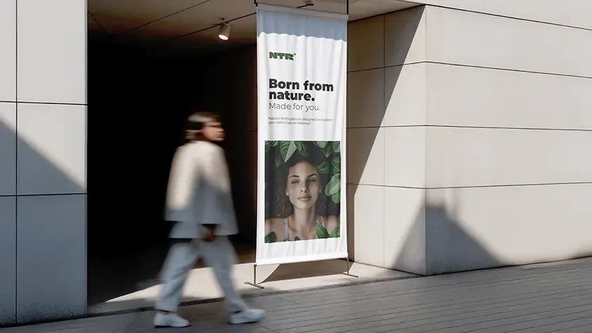 Textilní polyesterový banner