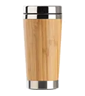 Nerezový termohrnek s bambusovým povrchem 400 ml online tisk