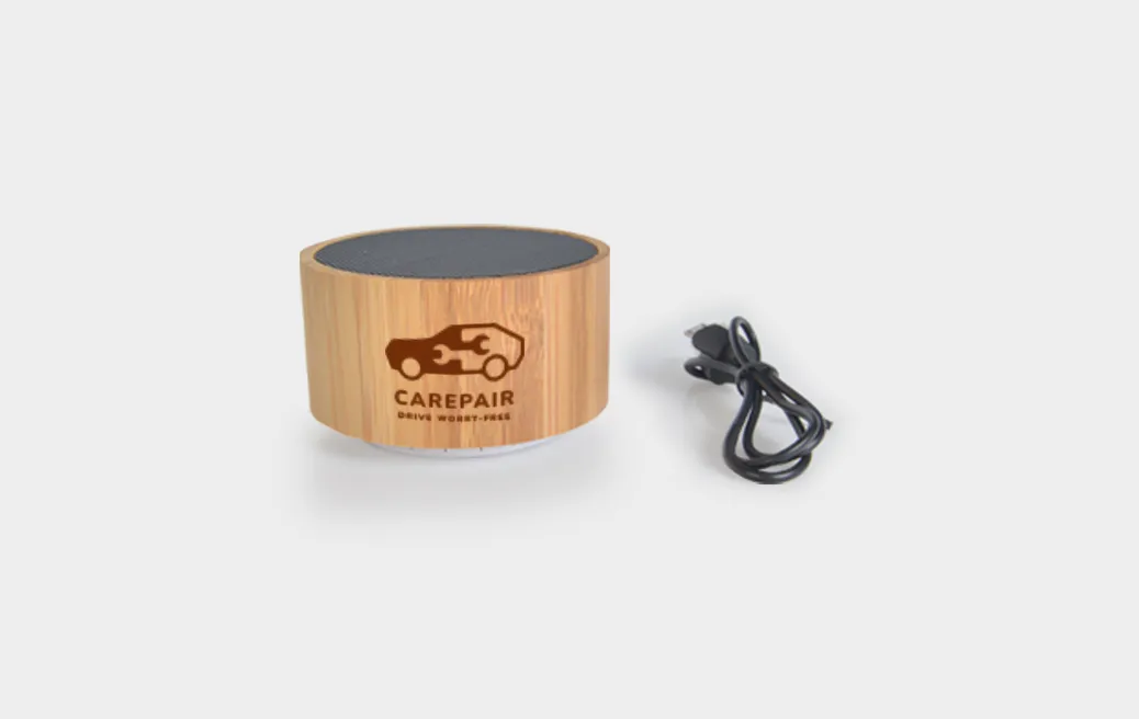 Bambusový reproduktor Bluetooth