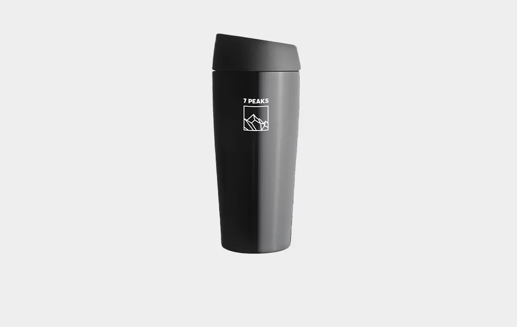 Nerezový termohrnek s tlačítkem 400 ml