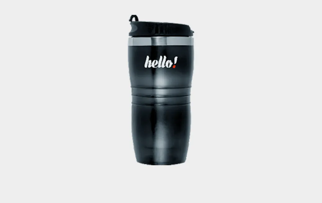 Nerezovo plastový termohrnek 450 ml